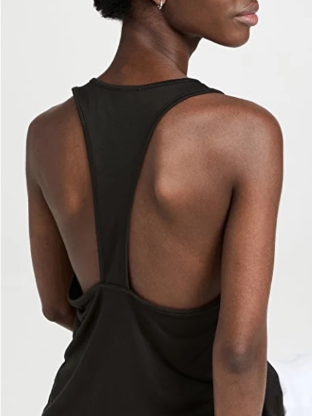 Free People Intimately Black Racerback Stretchy Tank Small
